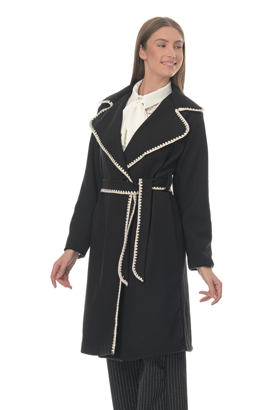 Ημίπαλτο με στρογγιλό πέτο