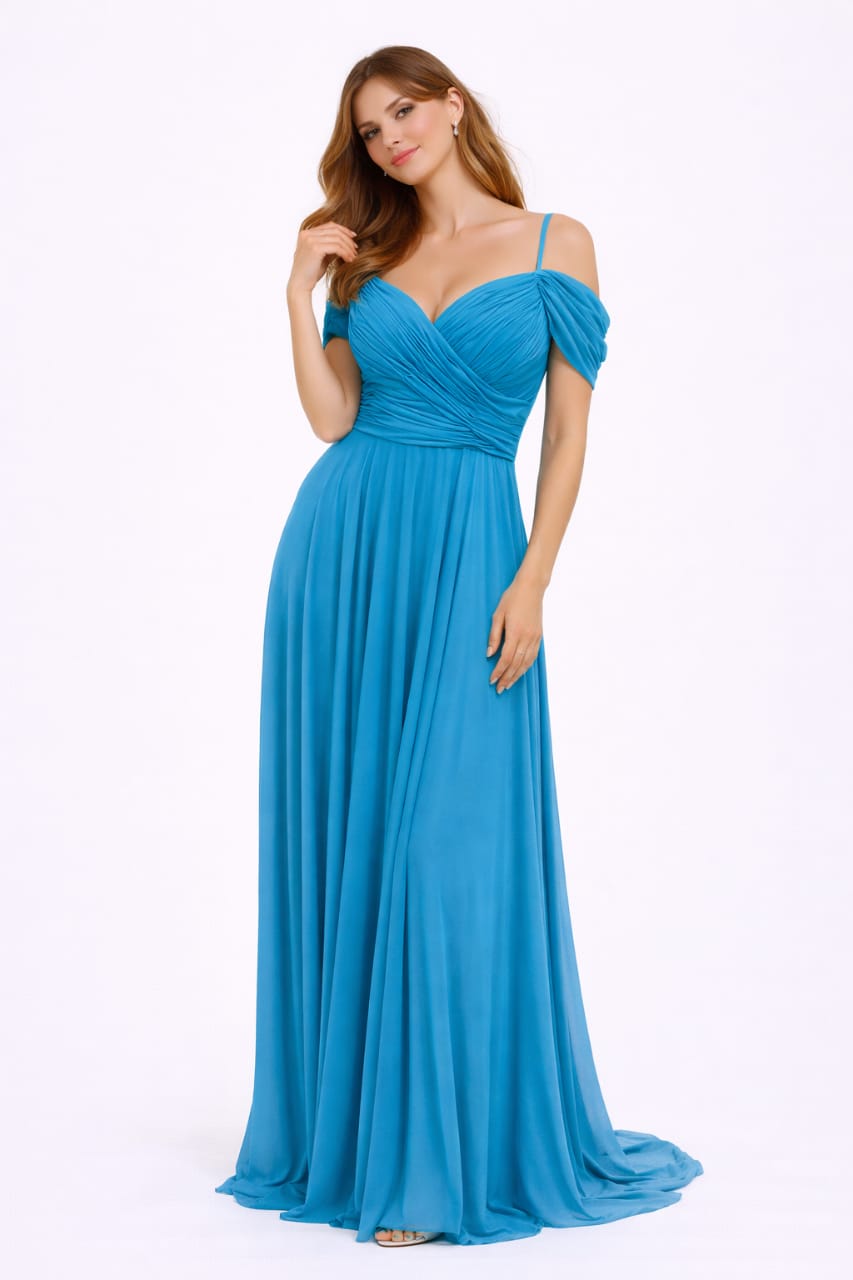 Μάξι τούλινο Off shoulder